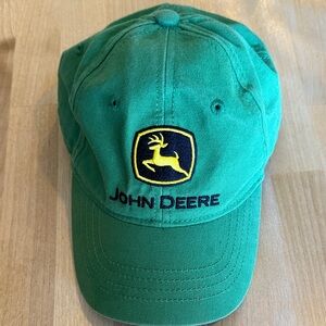 Toddler John Deere Green Cap with Yellow Logo